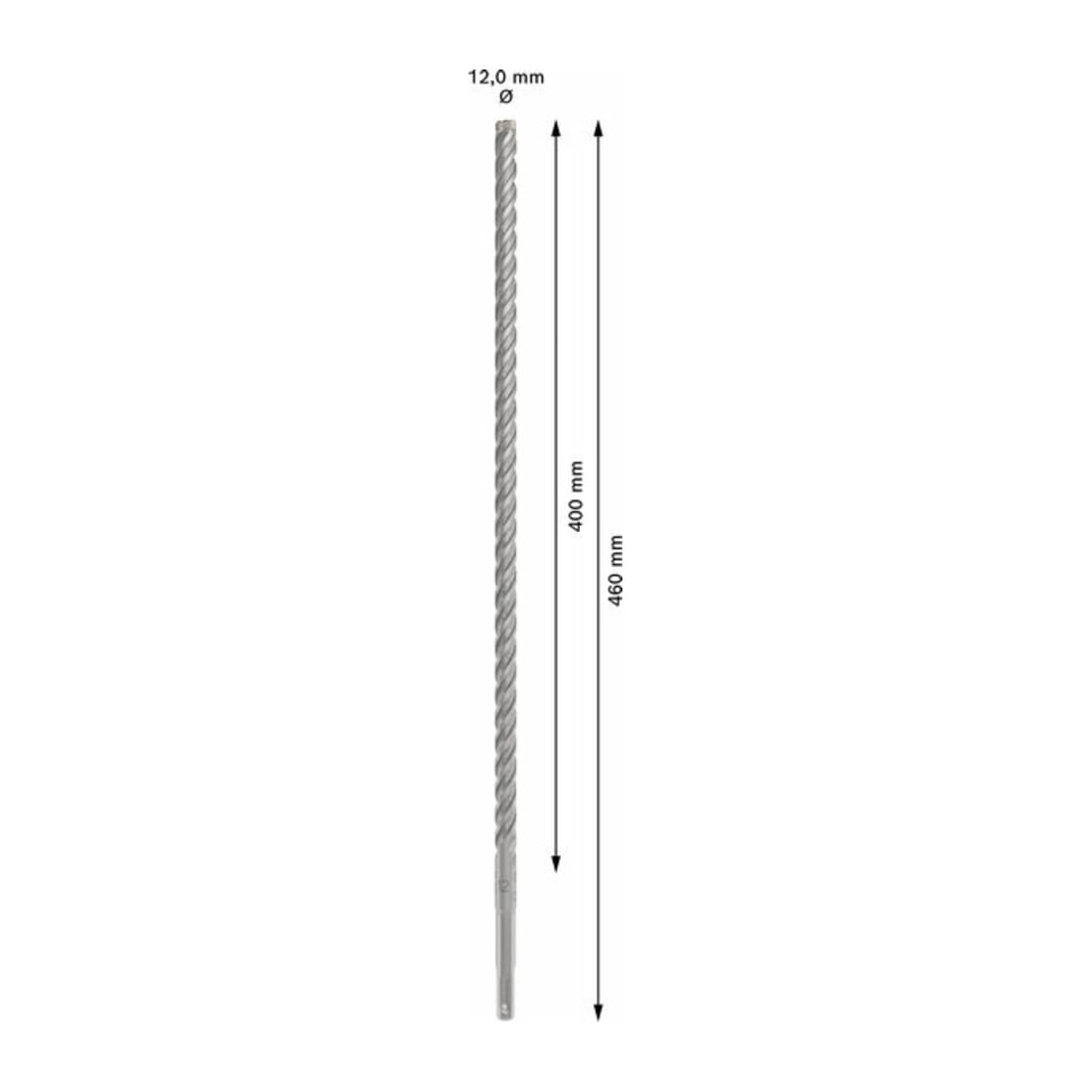 Bosch PRO Foret à percussion SDS plus-5X, 12 x 400 x 460 mm