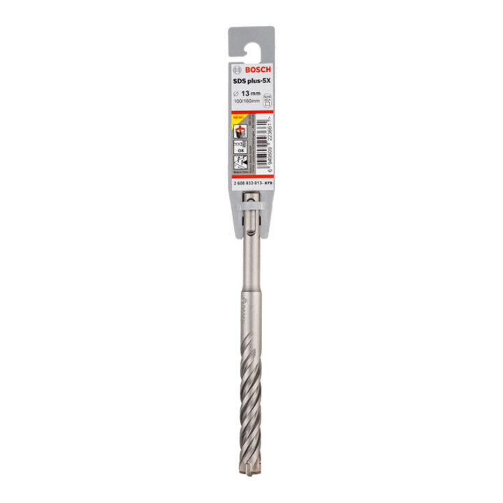 Bosch PRO Foret à percussion SDS plus-5X, 13 x 100 x 160 mm