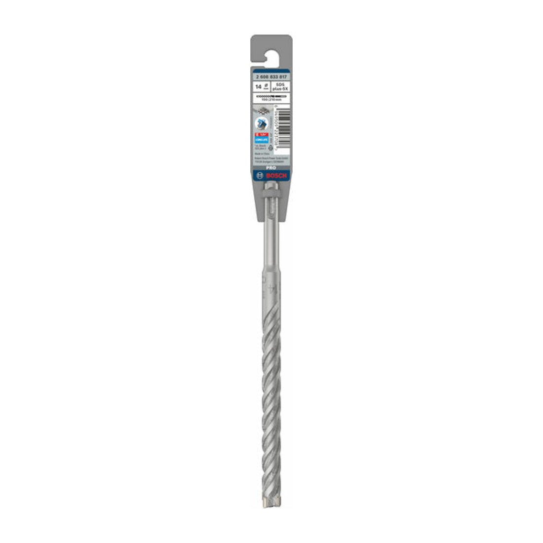 Bosch PRO Foret à percussion SDS plus-5X, 14 x 150 x 210 mm