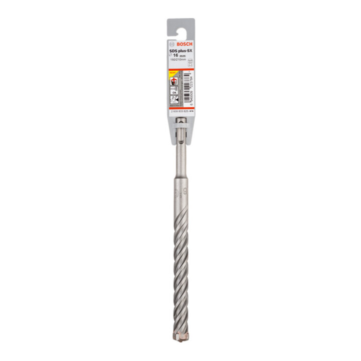 Bosch PRO Foret à percussion SDS plus-5X, 16 x 150 x 210 mm