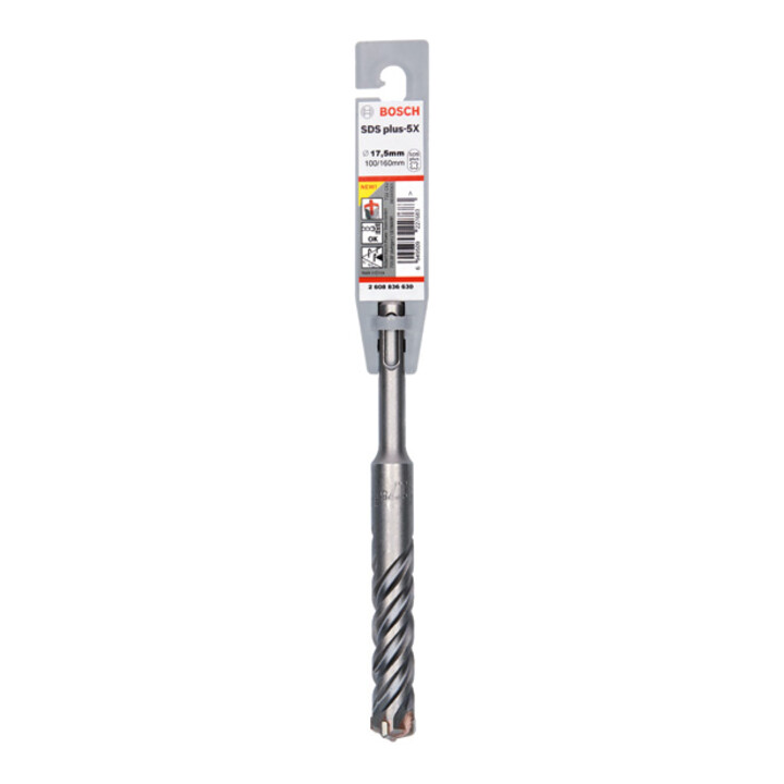 Bosch PRO Foret à percussion SDS plus-5X, 17,5 x 100 x 160 mm
