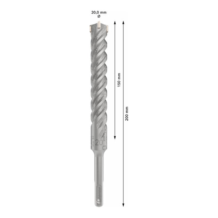 Bosch PRO Foret à percussion SDS plus-5X, 20 x 150 x 200 mm