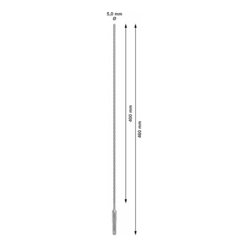 Bosch PRO Foret à percussion SDS plus-5X, 5 x 400 x 460 mm