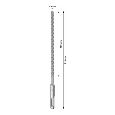 Bosch PRO Foret à percussion SDS plus-5X, 6,5 x 150 x 210 mm, 10 pcs