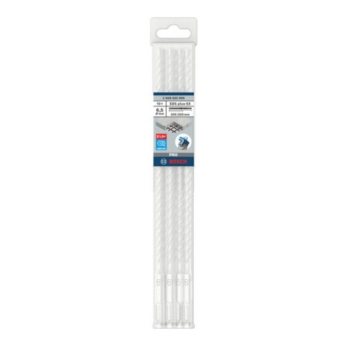 Bosch PRO Foret à percussion SDS plus-5X, 6,5 x 200 x 260 mm, 10 pcs