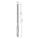Bosch PRO Foret à percussion SDS plus-5X, 8 x 100 x 160 mm, 10 pcs