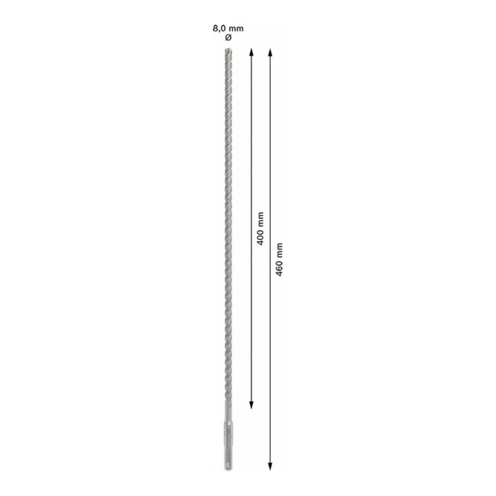 Bosch PRO Foret à percussion SDS plus-5X, 8 x 400 x 460 mm