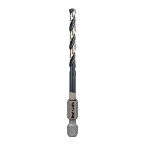 Bosch PRO Foret hélicoïdal à percussion en métal HSS-G, 4,2 x 43 x 83 mm