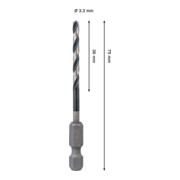 Bosch PRO Foret hélicoïdal à percussion HSS-G Metal, 3,3 x 36 x 75 mm-4