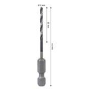 Bosch PRO Foret hélicoïdal à percussion HSS-G métal, 3 x 33 x 72 mm-4