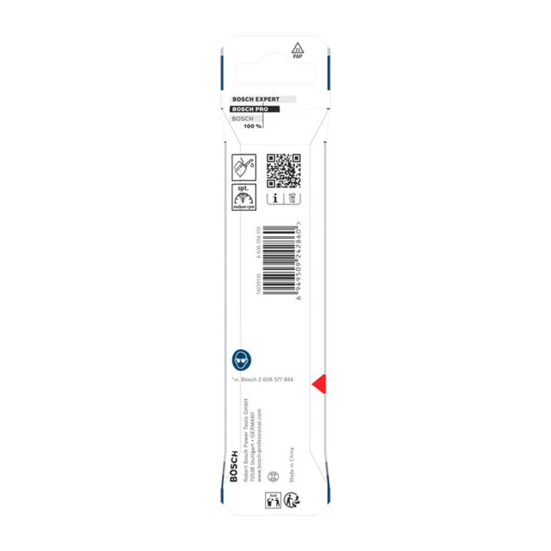 Bosch PRO Foret hélicoïdal à percussion métal HSS-G, 6 x 57 x 98 mm
