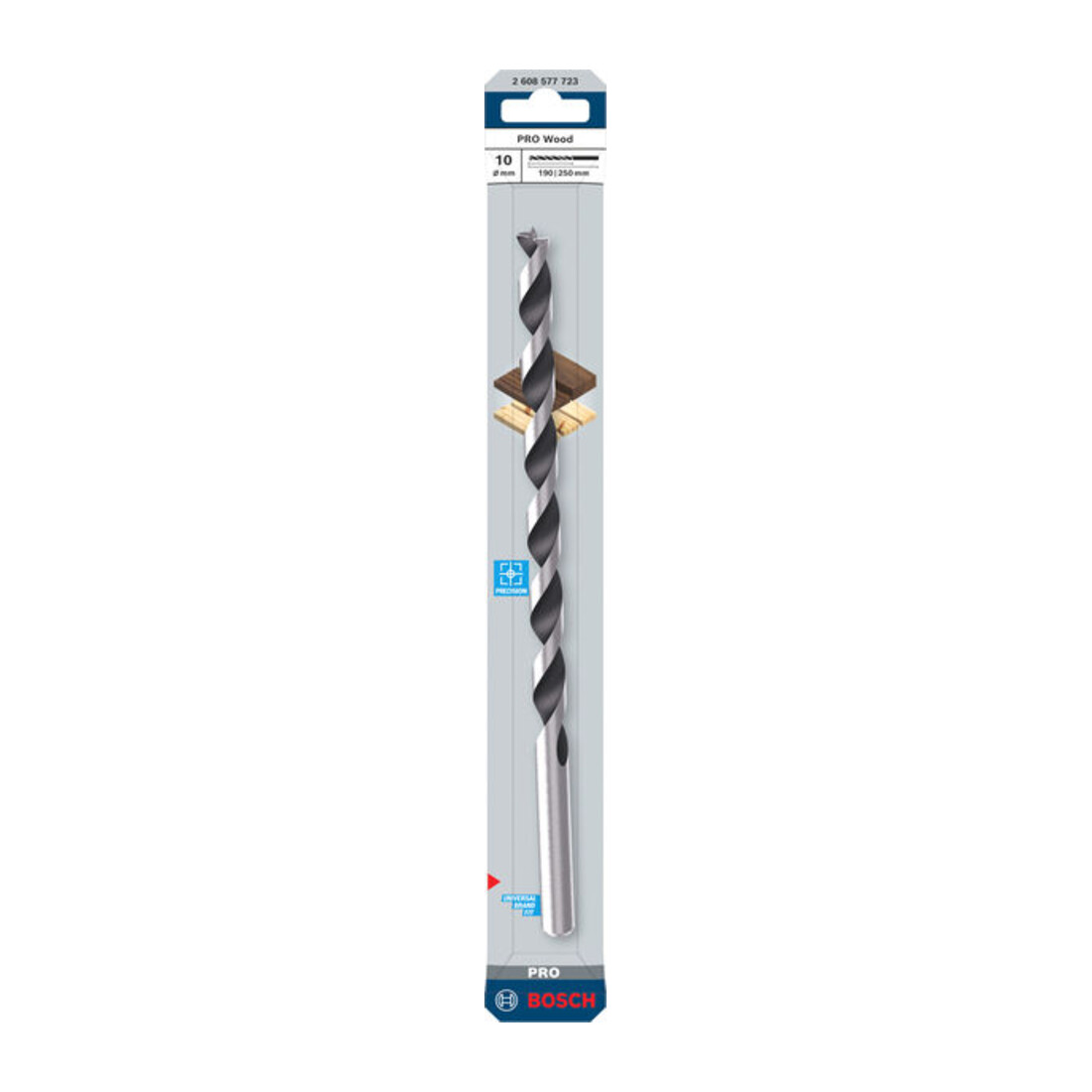 Bosch PRO Foret hélicoïdal bois, 10x190x250 mm