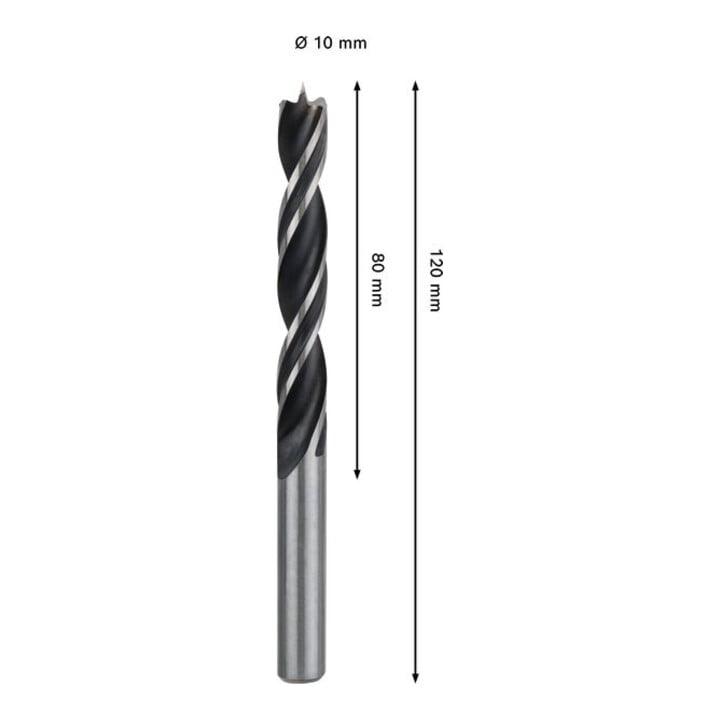 Bosch PRO Foret hélicoïdal bois, 10x80x120 mm