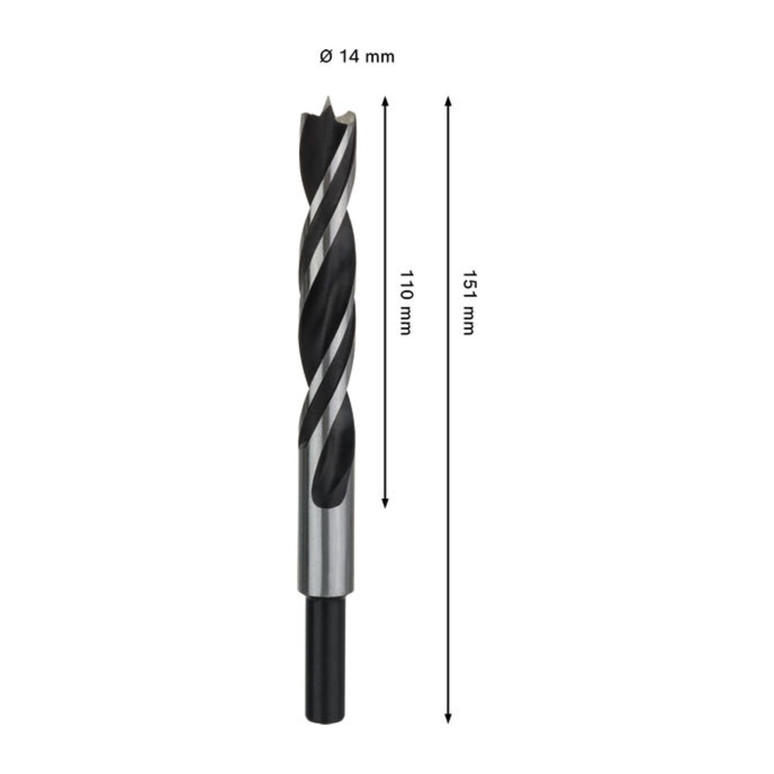 Bosch PRO Foret hélicoïdal bois, 14x110x151 mm