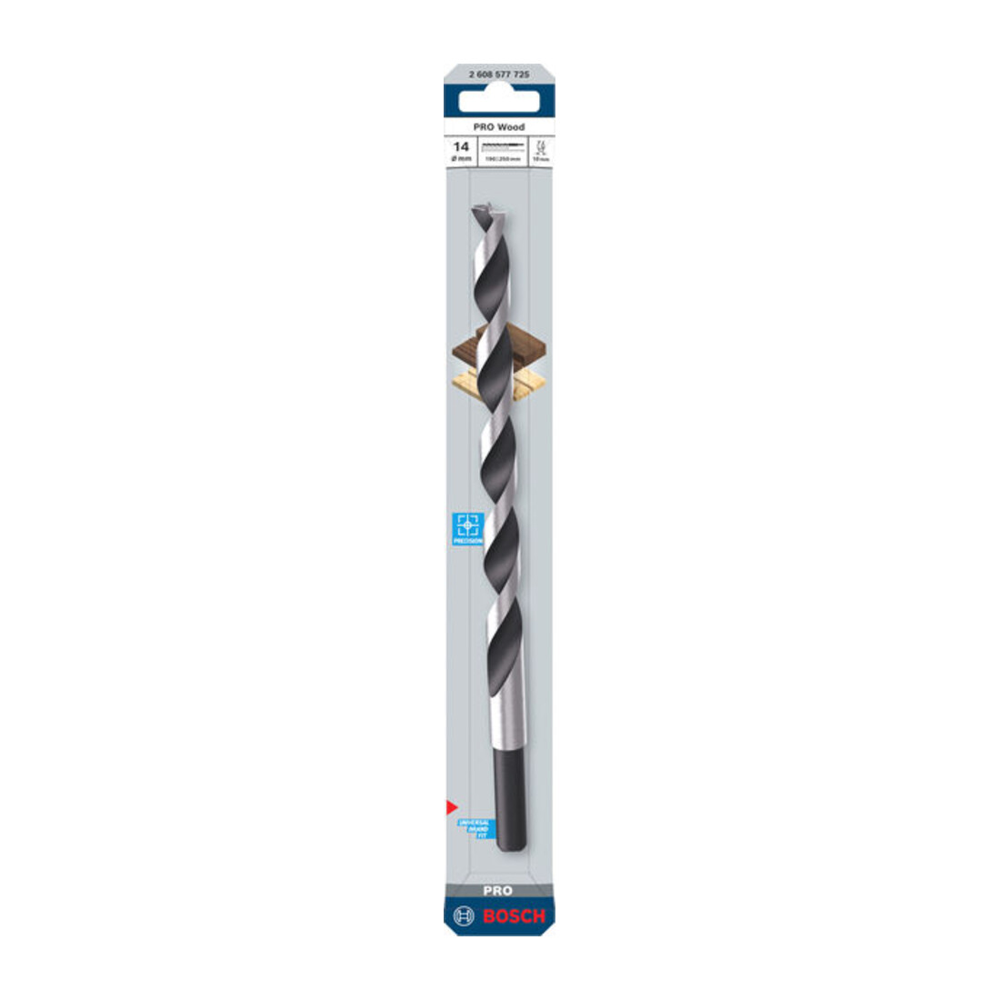 Bosch PRO Foret hélicoïdal bois, 14x190x250 mm