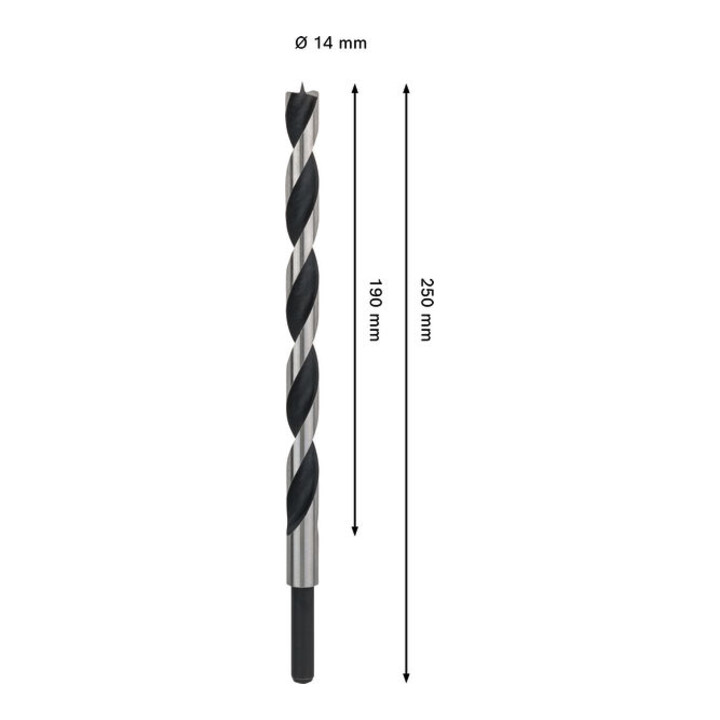 Bosch PRO Foret hélicoïdal bois, 14x190x250 mm