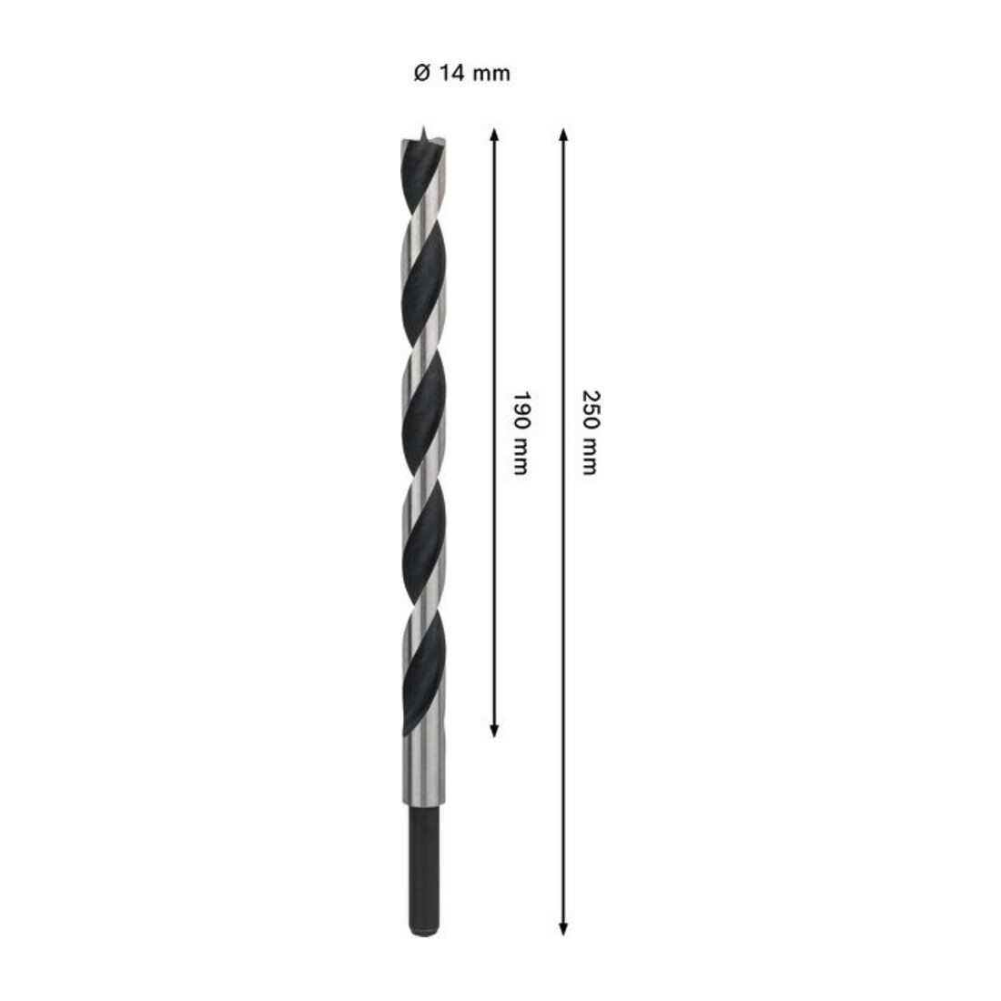 Bosch PRO Foret hélicoïdal bois, 14x190x250 mm