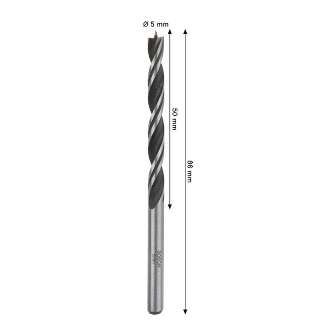 Bosch PRO Foret hélicoïdal bois, 5x50x86 mm