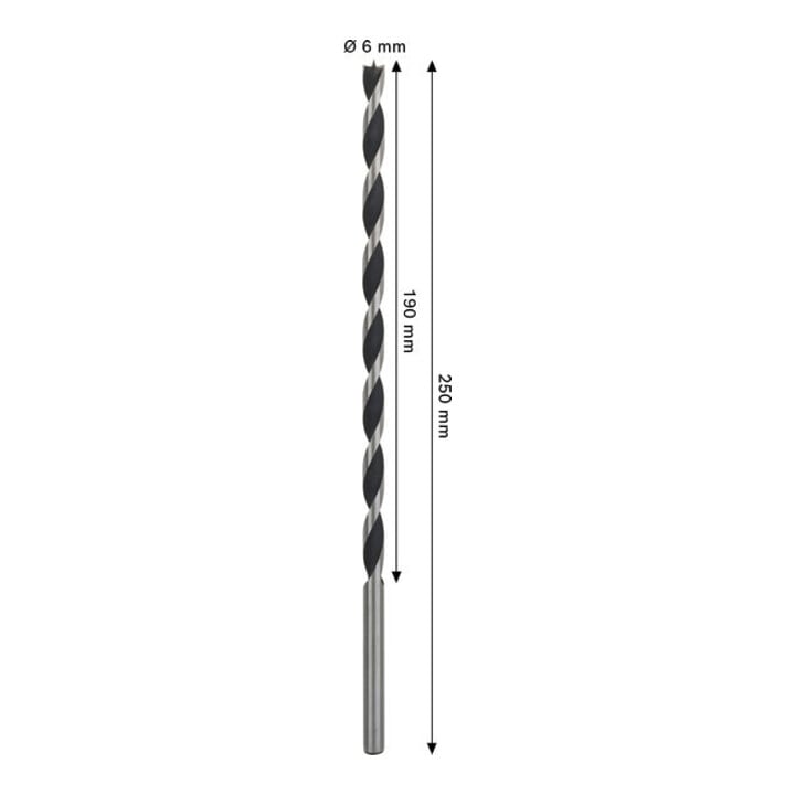 Bosch PRO Foret hélicoïdal bois, 6x190x250 mm