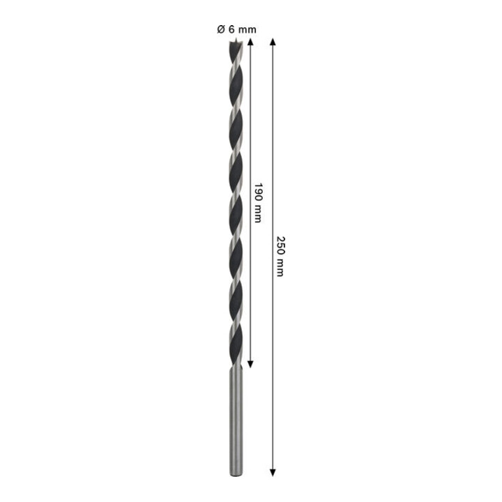 Bosch PRO Foret hélicoïdal bois, 6x190x250 mm