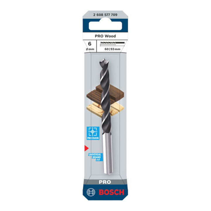 Bosch PRO Foret hélicoïdal bois, 6x60x93 mm
