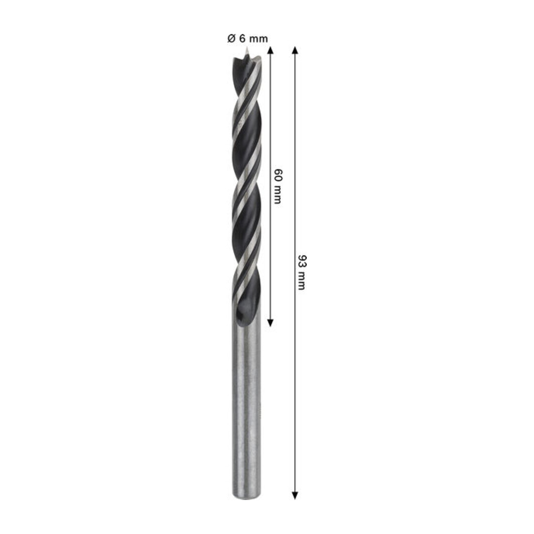 Bosch PRO Foret hélicoïdal bois, 6x60x93 mm