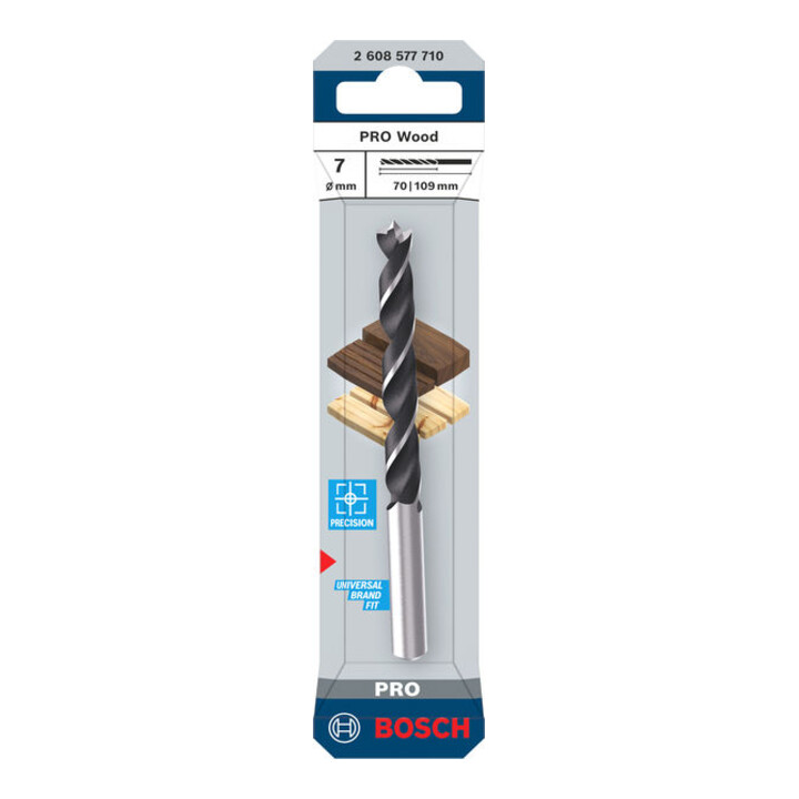 Bosch PRO Foret hélicoïdal bois, 7x70x109 mm
