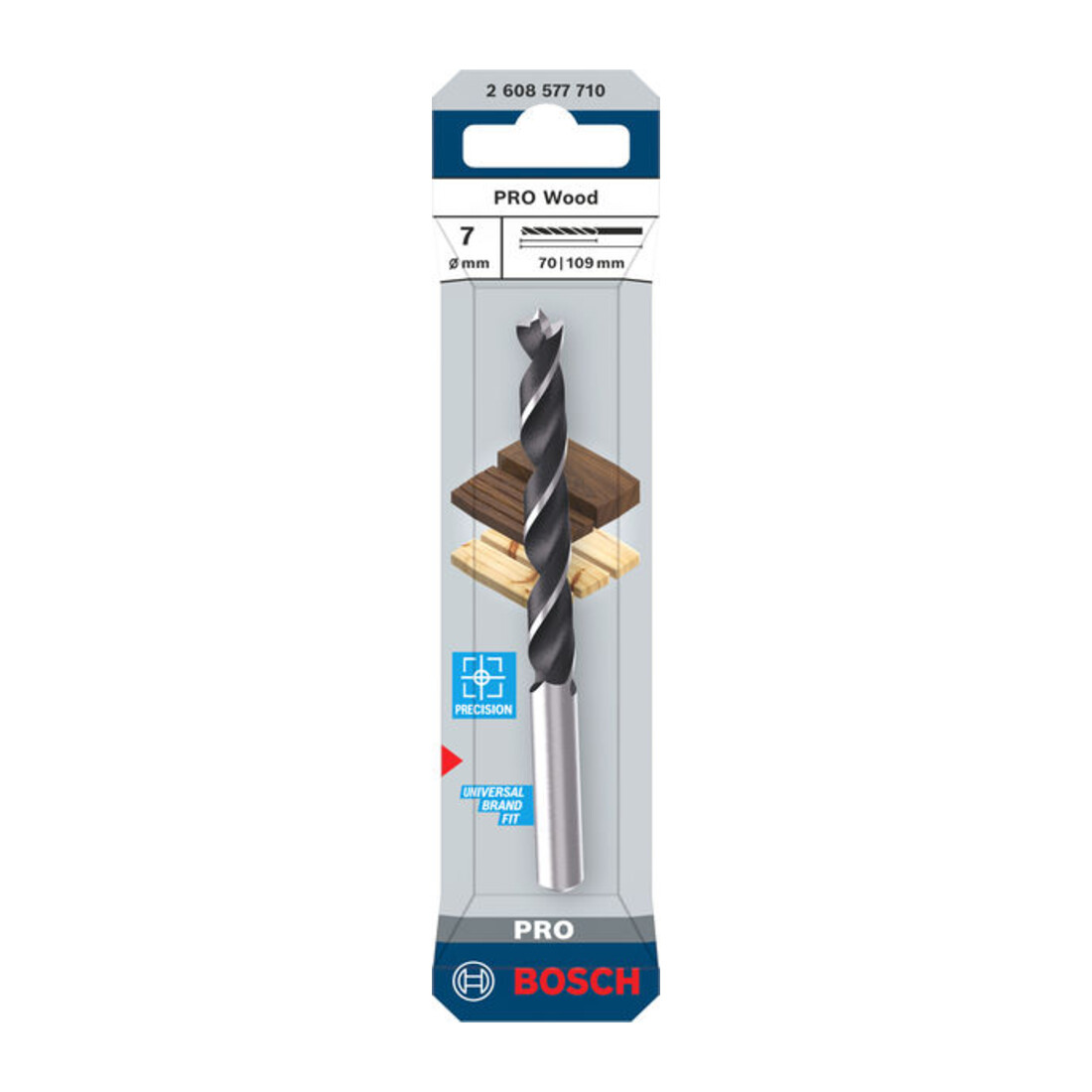 Bosch PRO Foret hélicoïdal bois, 7x70x109 mm