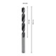 Bosch PRO Foret hélicoïdal bois, 8x80x117 mm