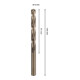 Bosch PRO Foret hélicoïdal HSS-Co acier inoxydable, 9 x 81 x 125 mm