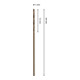 Bosch PRO Foret hélicoïdal HSS-Co en acier inoxydable, 1 x 12 x 34 mm