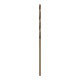 Bosch PRO Foret hélicoïdal HSS-Co en acier inoxydable, 2,5 x 30 x 57 mm