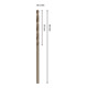Bosch PRO Foret hélicoïdal HSS-Co en acier inoxydable, 2 x 24 x 49 mm