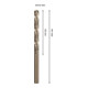 Bosch PRO Foret hélicoïdal HSS-Co en acier inoxydable, 6,5 x 63 x 101 mm