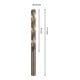 Bosch PRO Foret hélicoïdal HSS-Co en acier inoxydable, 8,5 x 75 x 117 mm