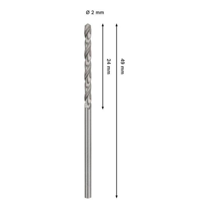 Bosch PRO Foret hélicoïdal HSS-G métal, 2 x 24 x 49 mm