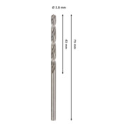 Bosch PRO Foret hélicoïdal HSS-G métal, 3,8 x 43 x 75 mm-4