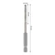 Bosch PRO Foret hélicoïdal HSS pour bois, 4x35x87 mm