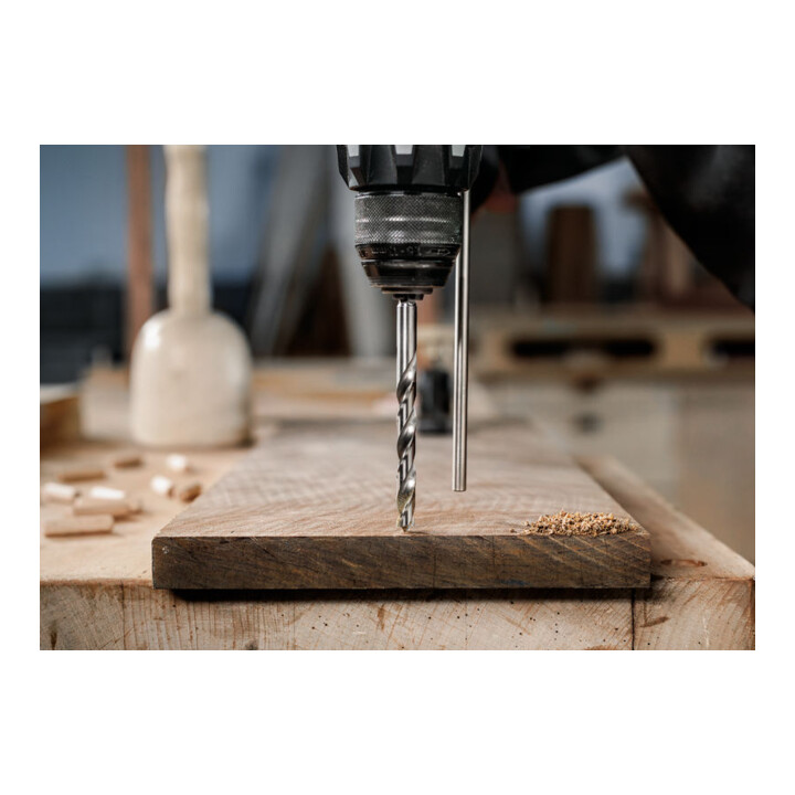 Bosch PRO Foret hélicoïdal HSS pour bois, 6x49x105 mm