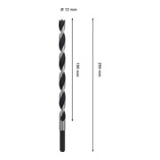 Bosch PRO Foret hélicoïdal pour bois, 12x190x250 mm-4