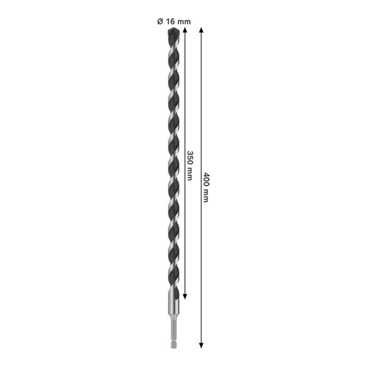 Bosch PRO Foret HEX-5, 16 x 350 x 400 mm
