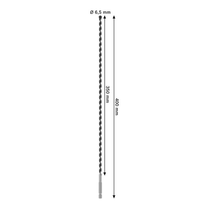 Bosch PRO Foret HEX-5, 6,5 x 350 x 400 mm