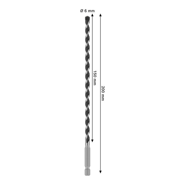 Bosch PRO Foret HEX-5, 6 x 150 x 200 mm