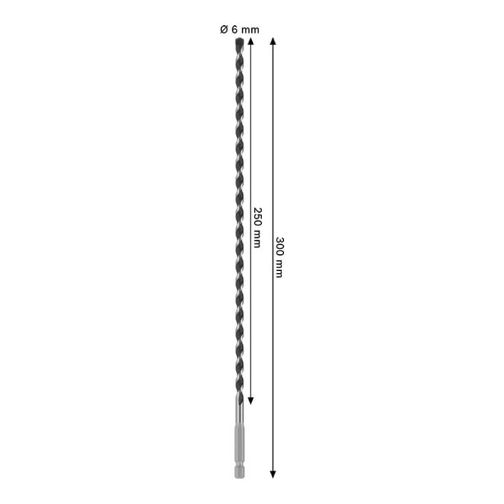 Bosch PRO Foret HEX-5, 6 x 250 x 300 mm