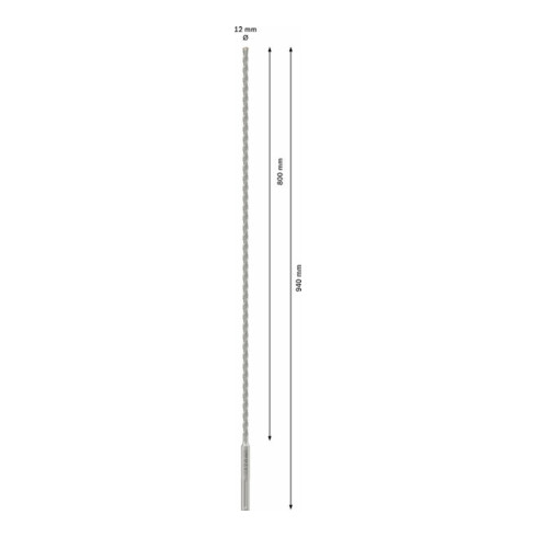 Bosch PRO Foret marteau SDS max-4, 12 x 800 x 940 mm
