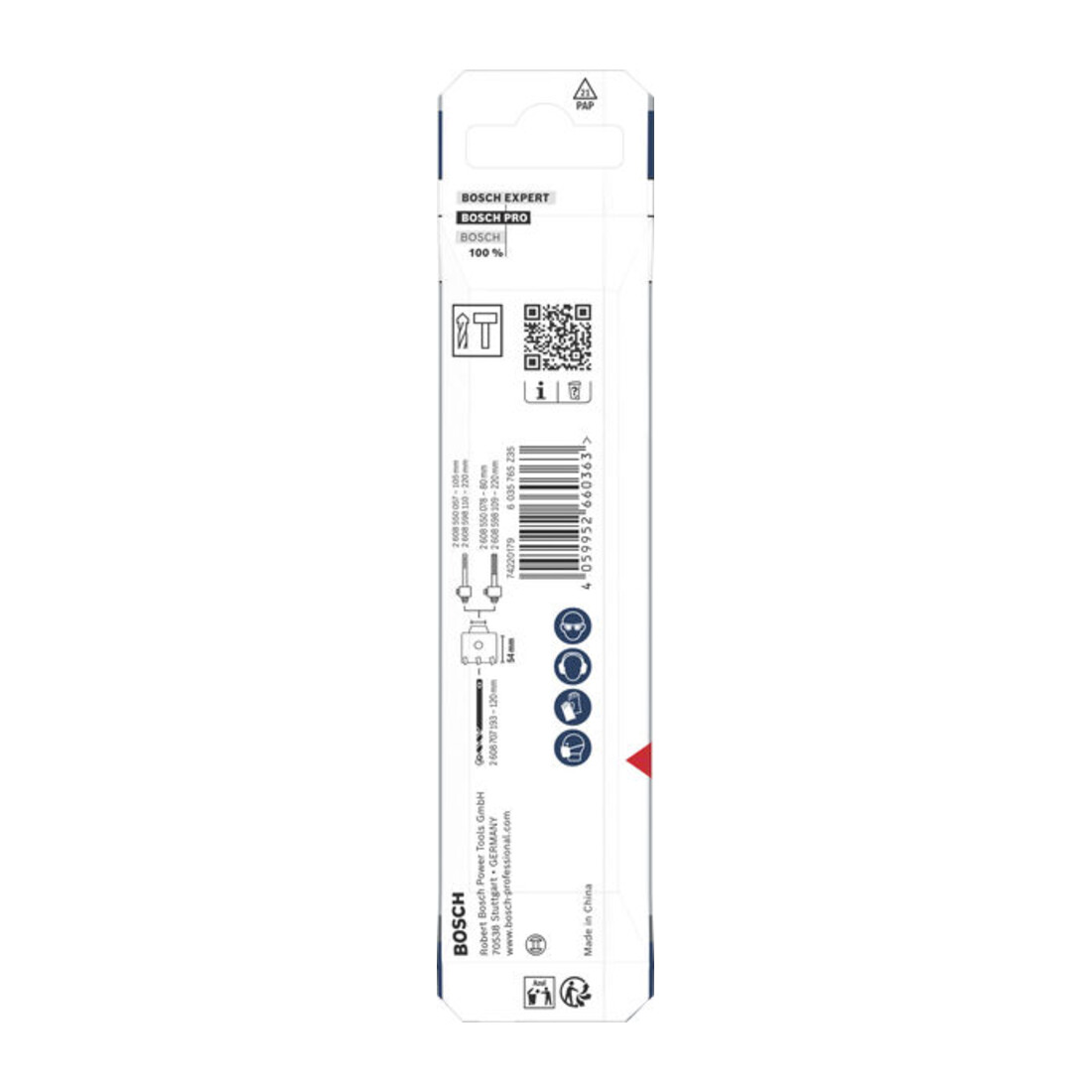 Bosch PRO Foret pilote pour trépan SDS plus, 8 x 120 mm
