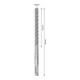 Bosch PRO Forets à percussion SDS plus-5X, 10 x 100 x 160 mm, 10 pcs.