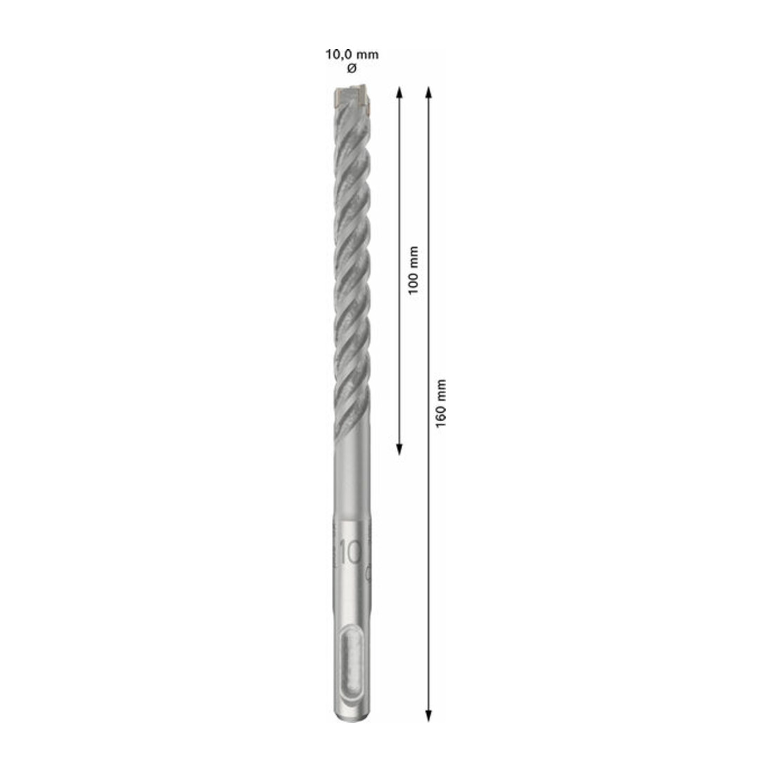 Bosch PRO Forets à percussion SDS plus-5X, 10 x 100 x 160 mm, 10 pcs.