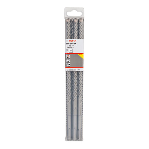 Bosch PRO Forets à percussion SDS plus-5X, 12 x 200 x 260 mm, 10 pcs