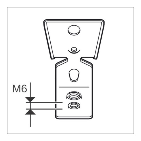 Bosch PRO Gancio metallico FMI-M6/M8